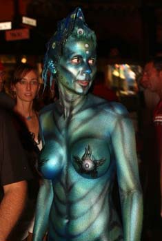 Body Painting 2007 photo - Duval Street, Key West